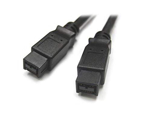 Mak World Firewire 800 IEEE 1394b 9 Pin to 9 Pin Male Cable 9P-9P 1 Meter (3 Ft)(Black) (B087NRJ8F6) Amazon Price History, Amazon Price Tracker
