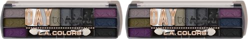 Image of L.A. COLORS Day To Night 12 Color Eyeshadow Palette, Nightfall, 0.28 oz. (CES426) (Pack of 2)