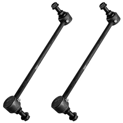 Image of Detroit Axle - 8pc End Kit for 2004-2012 Chevy Malibu 2005-2010 Pontiac G6 2007-2009 Saturn Aura 2 Front Lower Control Arms with Ball Joints 4 Front Rear Sway Bars 2 Outer Tie Rods Replacement