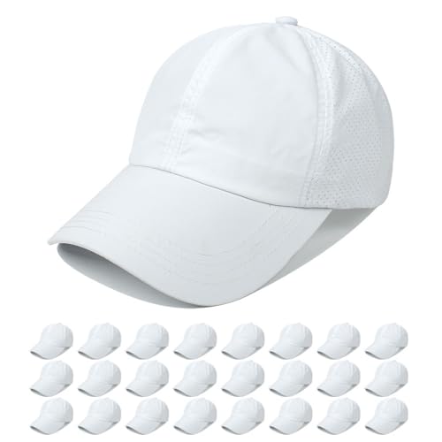 Image of Quick Dry Fit Baseball Cap - Water Repellent Sun Hat for Fishing, Running, Hiking, Golf, Surfing, Sailing, Boating