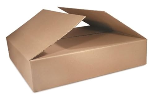 Image of The Packaging Wholesalers 10 x 10 x 3 Inches Shipping Boxes, 25-Count (BS101003)