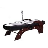 POP RELAX Premium Jade Roller Far Infrared Full Body Massage Bed Table (Black)