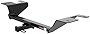 CURT 11282 Class 1 Trailer Hitch, 1-1/4-Inch Receiver, Fits Select Chevrolet Cruze, Buick Verano , Black