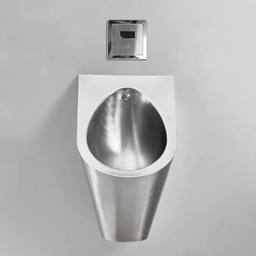 男性用小便器 壁掛け式 304ステンレススチール 業務用 住宅用 ウォッシュアウト式 スマートセンサー 防滴