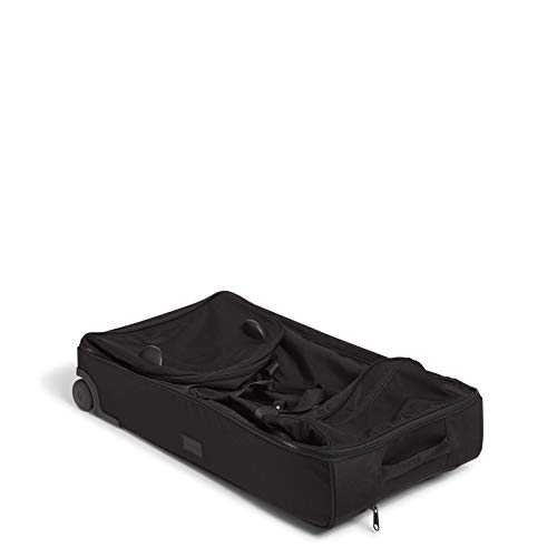 Vera Bradley Recycled Lighten Up Reactive XL Foldable Rolling Duffle Luggage, Black