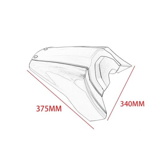 Couvercle queue carénage moto CB1000R supprime la selle passager - 2