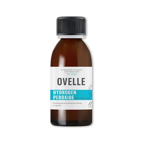 Ovelle Hydrogen Peroxide 20 Vol (6%) 130ml - Antiseptic Solution for Skin Cleansing & Oral Care Ready-to-Use Liquid