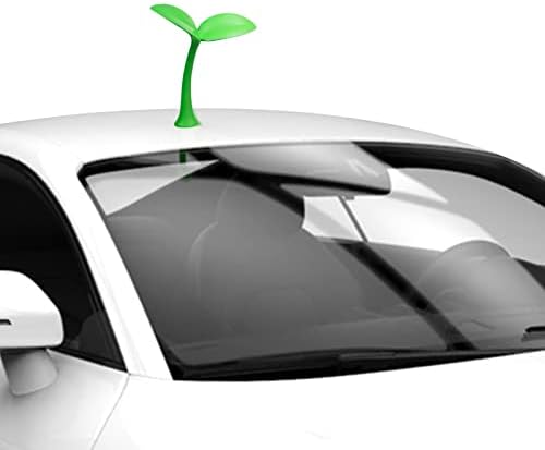 3D Car Roof Grass Bean Sprouts | Car Roof 3D Sapling Car Exterior Stickers | 3D Three Dimensional Car Stickers | for Car Front Rear Bumper