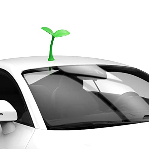 3D Car Roof Grass Bean Sprouts | Car Roof 3D Sapling Car Exterior Stickers | 3D Three Dimensional Car Stickers | For Car Front Rear Bumper #TOP1