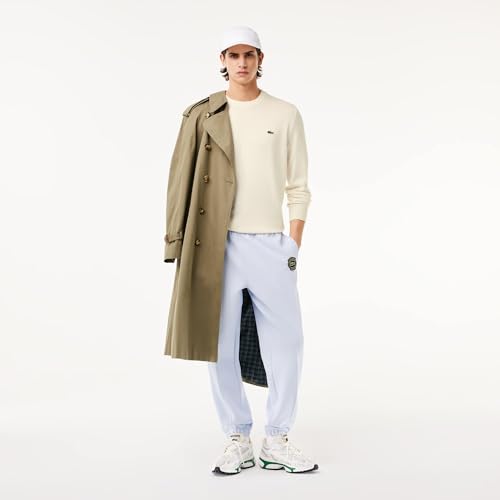 Lacoste Pull Léger AH1985 70V Farine pour éviter d'avoir trop chaud en mi-saison