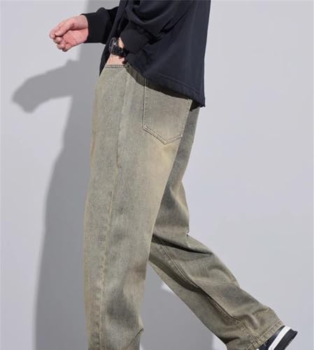 Men Wide Leg Jeans Korean Style Fashion Straight Trousers Spring Casual Baggy Denim Pants Streetwear4