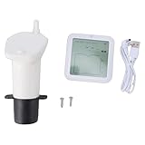 [ sans fil en temps réel] Ce capteur de niveau d'eau à ultrasons avancé utilise une transmission sans fil de 433 MHz pour fournir des lectures instantanées de la profondeur de l'eau entre l'émetteur extérieur et le récepteur intérieur.Doté d'un affichage double (mètres/pieds) et d'un écran rétroéclairé lumineux, il offre une visibilité cristalline de jour comme de nuit, une précise des réservoirs d'eau de votre maison sans aucune approximation.