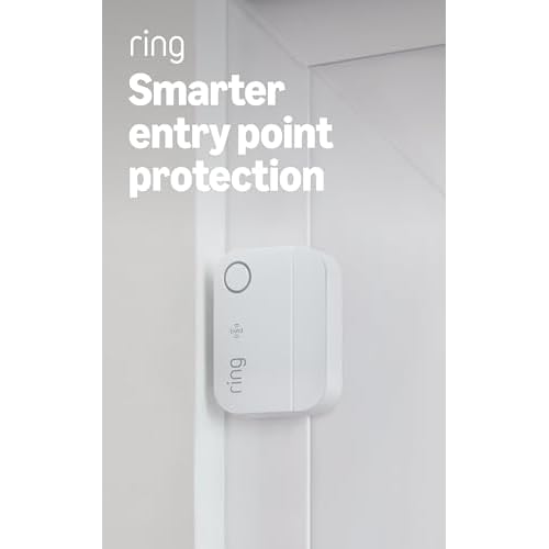 Ring Window & Door Sensor (newest model), protect entry points with instant alerts, easy installation, no base station needed, Professional Monitoring (sold separately)