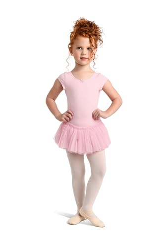 Danznmotion Short Sleeve Dress with Bow Back Accent 2463C