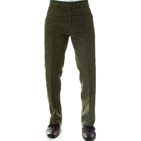 Carabou Moleskin Work Hunting Trousers Olive Green Cover