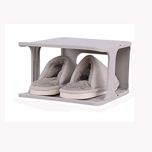 ArinkO platzsparendes Schuhregal aus Stoff für stapelbare Schuhaufbewahrung und Organisation