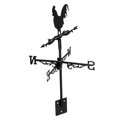 YXKJHH Set di banderuola a Forma di Gallo, banderuola Decorativa per tetti, banderuola Decorativa in Metallo, banderuola direzionale, banderuola da Tetto, Decorazione da Giardino, Gallo i