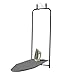 Household Essentials Over The Door Ironing Board, Self-Closing, Slim and Compact, Perfect for Small Spaces, Includes Padded Board Cover, Matte Black