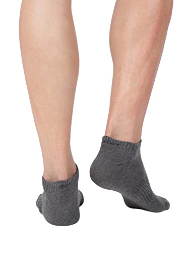 Image of Jockey 7097 Men Compact Cotton Elastane Stretch Low Show Socks With StayFresh Treatment (Pack of 3)