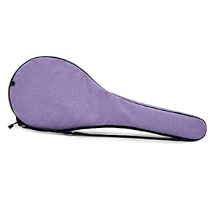 Alephnull Performance Tennisschlägerhülle Leichte gepolsterte Tennistasche Tennistasche für EINEN Schläger Badmintontasche Squash-Tasche (Lila, 80CM)