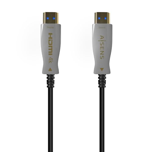 Cable HDMI 4K 60Hz 18Gbps con tecnología AOC AISENS de cien metros sin pérdidas