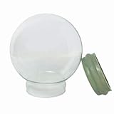 DIY Empty Glass Snow Globe Kit - Water Globe Accessories (D80mm)