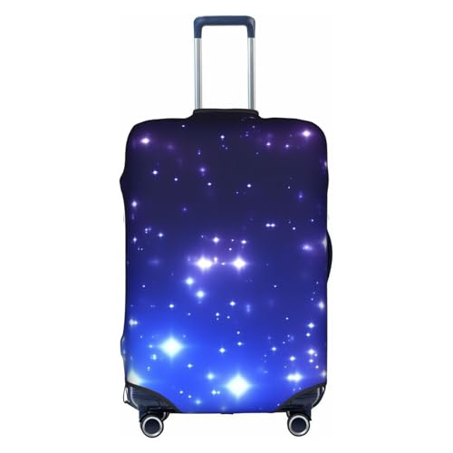 Bright Stars Printed Luggage Cover Elastic, Washable, Universal Fit 18-32 Inch Travel Suitcase Cover Easy To Identify