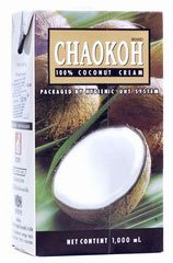 Leche de coco (Crema UHT) 1000ml por Chaokoh