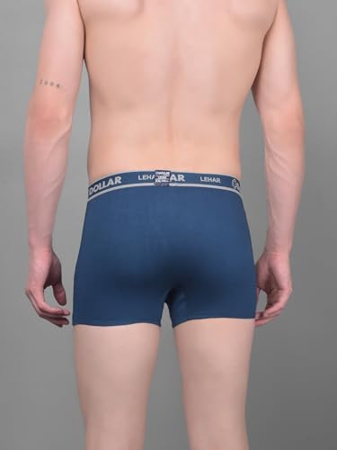 Image of Dollar Lehar Mens Combed Cotton Trunk - Actual Colour May Vary