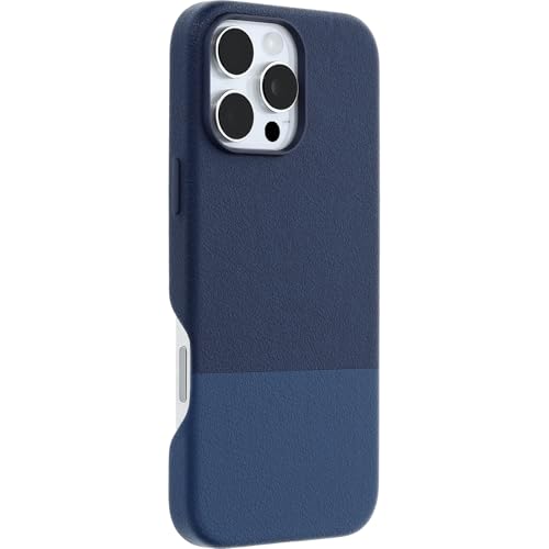 Image of OtterBox iPhone 16 Pro Max Statement Series Cactus Leather for MagSafe - Azure Oasis Blue - Ultra-Thin, Sleek iPhone Case, Premium iPhone Case, MagSafe Compatible