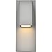 Living District Raine Integrated LED Wall Sconce in Silver