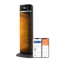 Philips Termoventilatore a torre Serie 5000-2000W, risparmio energetico 50%, display, 5 funzioni...