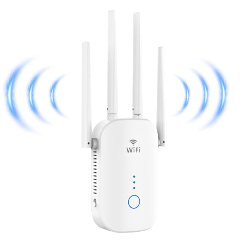 WONLINK Repetidor WiFi, 1200Mbps Amplificador Señal WiFi 758ZX-1