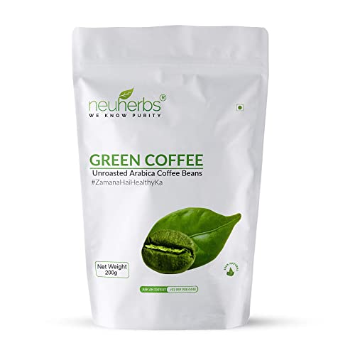 Neuherbs Green Coffee Beans Your Natural Immunity Booster and Weight Loss Partner: 200 G