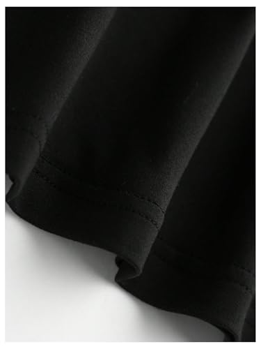 SweatyRocks Girl's Smile Letter Graphic Oversized T Shirts Short Sleeve Casual Tees Streetwear Top4