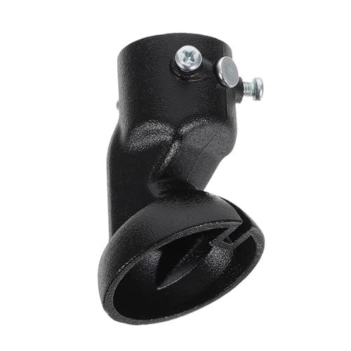 RUNROTOO Adaptador para ventilador de techo inclinado: Soporte de acero para colgar ventilador de techo en altos e inclinados (hasta 45 grados). Kit de montaje para sala de estar y dormitorio.