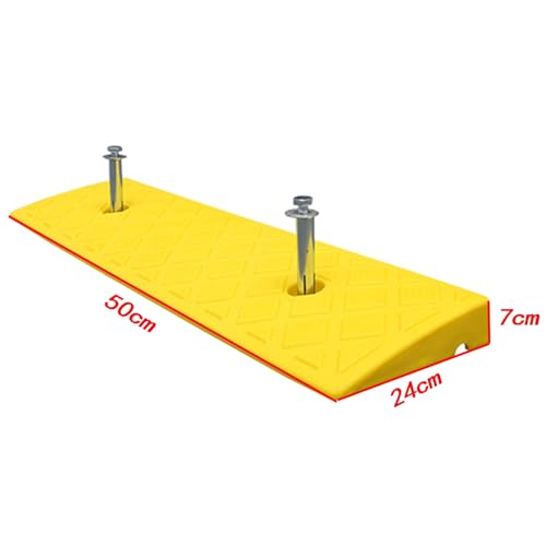 Rampa portátil ligera de plástico para bordillos 50x24x7 cm miniatura 2
