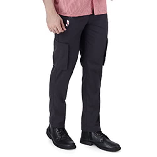 AXL REDIFINING LIFESTYLESStitched Trousers/Pant for Petrol Pump Uniforms Grey (ESSAR Uniform)