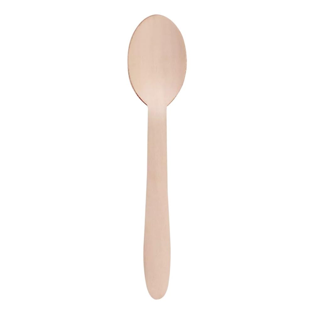 Cucchiai in legno di betulla 16 cm monouso biodegradabili 100% Naturale 400 pezzi