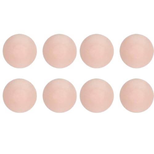Reusable Silicone Nipple Covers for Women Invisible Adhesive Pasties Ultra Thin Round Seamless Breast Covers Skin Tone Comfortable Natural Finish Washable Reusable for Daily Wear Party Gym (4 Pairs)-image-42