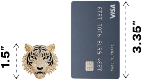 Tiger Brooch – Wildlife and Nature-Inspired Jewelry Pin for Women – Elegant Animal Accessory for Jackets, Dresses, Bags image 4