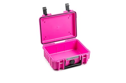B&W International Outdoor 500 Transport case (PP.23) Pink - Empty case - Waterproof (IP67), dustproof, Impact Resistant, Extremely Robust