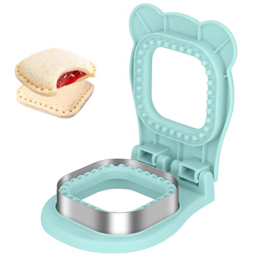 TACGEA Uncrustable Sandwich Cutter Maker – Sandwich Sealer and Cutter for Lunchbox and Breakfast,...