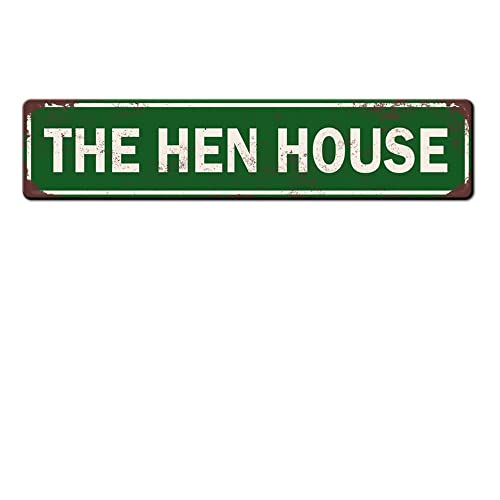 Hen House Sign Metal
