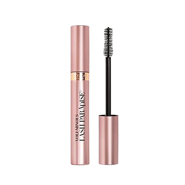 LOreal-Paris-Voluminous-Makeup-Lash-Paradise-Mascara-Voluptuous-Volume-Intense-Length-Feathery-Soft-Full-Lashes-No-Flaking-No-Smudging-No-Clumping-Blackest-Black-1-Count L'Oreal Paris Voluminous Makeup Lash Paradise Mascara, Voluptuous Volume, Intense Length, Feathery Soft Full Lashes, No Flaking, No Smudging, No Clumping, Blackest Black, 0.25 Fl Oz (Pack of 1)