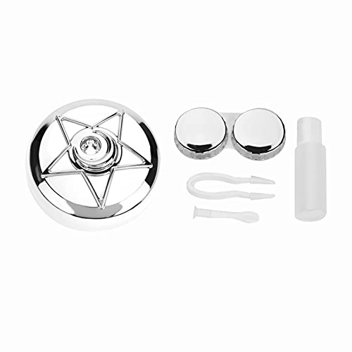 Jonlaki Scatola per Obiettivo Portatile a 3 Colori con Custodia a Forma di Forma Pentagramma a Specchio per Uso Domestico o di Viaggio (WHITE)