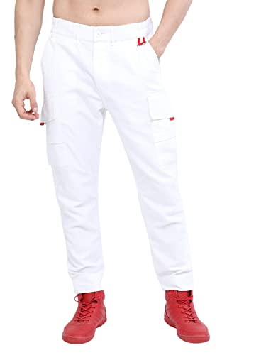 Image of KETCH Men Mid Rise Regular Fit Jogger Trouser