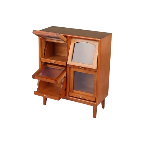 Mueble en miniatura de madera para organizar miniaturas de coleccionistas 1/12
