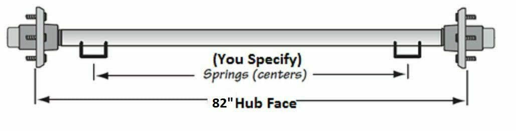 Everything for trailers, RVs and trucks and more - For Lippert Hybrid Trailer For Axle 8000# Bare For Axel For Beam 82