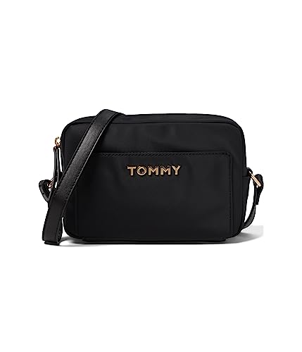 Tommy Hilfiger Alexis II Câmera transversal de nylon suave, Preto, One Size